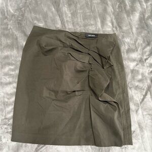 Isabel Marant Dark Olive Pencil Skirt